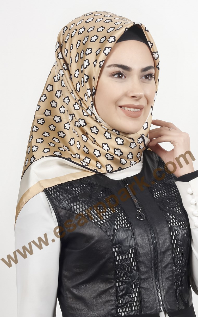 İndirimli İthal İpek Eşarp 1552-3