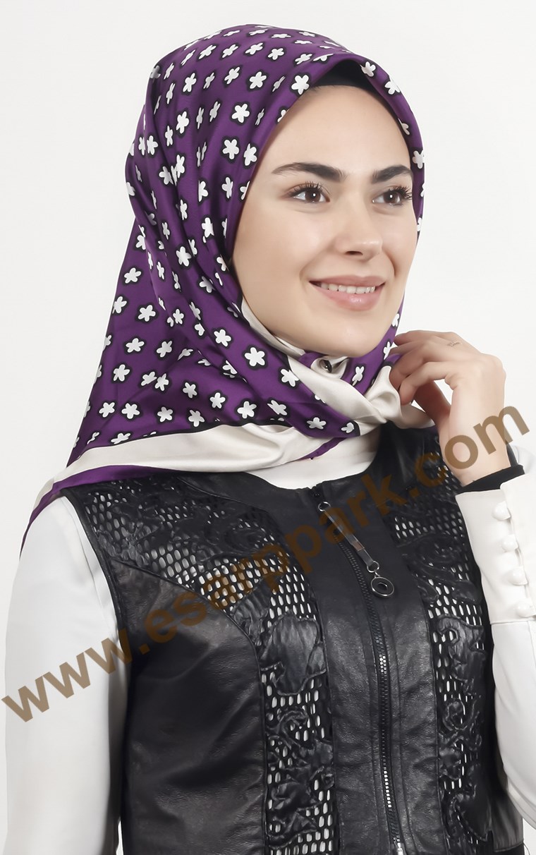 İndirimli İthal İpek Eşarp 1552-6