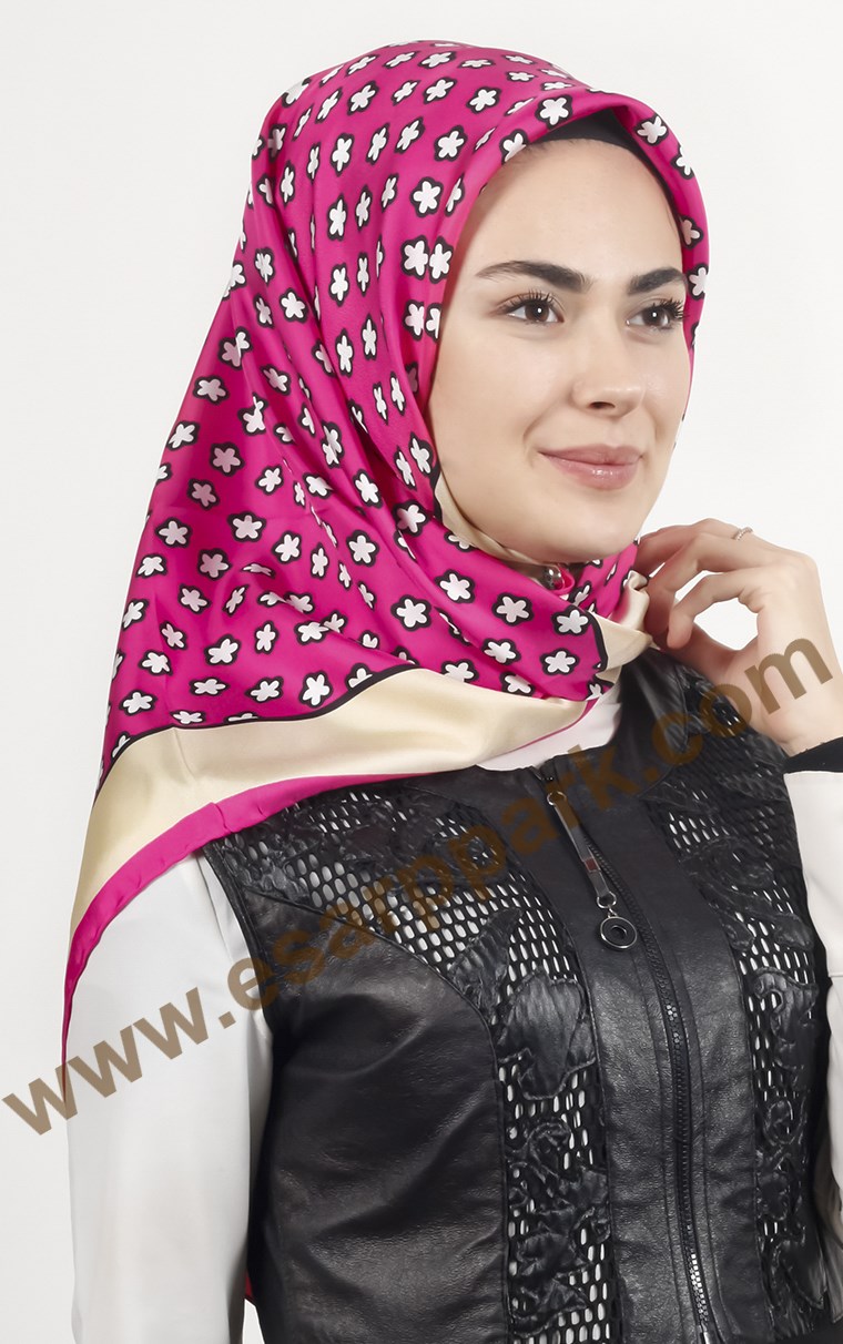 İndirimli İthal İpek Eşarp 1552-7