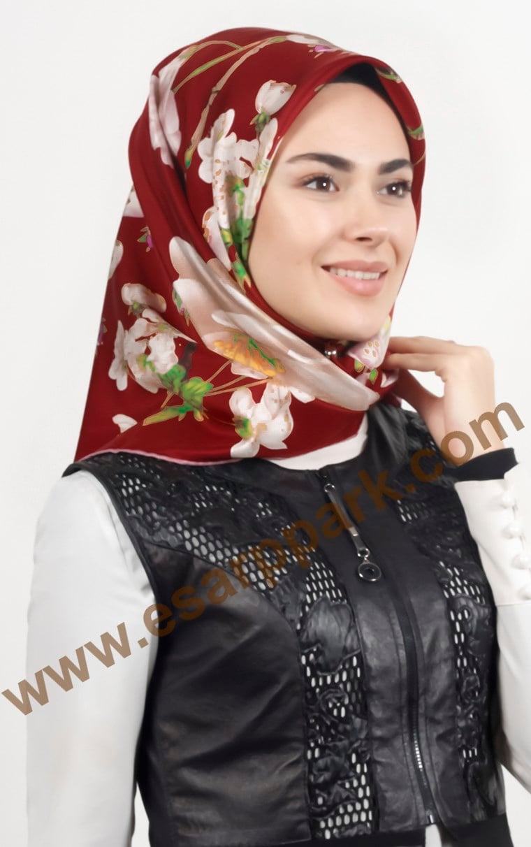 İndirimli İthal İpek Eşarp 1559-4
