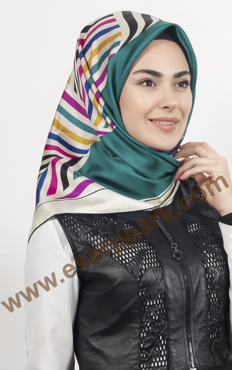 İndirimli İthal İpek Eşarp 1563-3