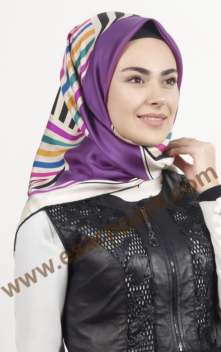 İndirimli İthal İpek Eşarp 1563-4