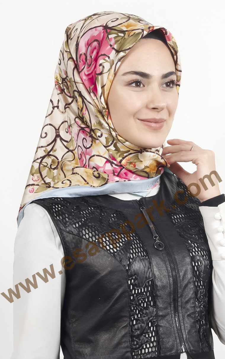 İndirimli İthal İpek Eşarp 1566-1