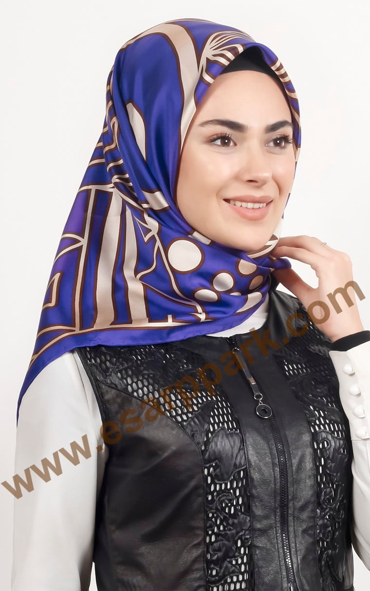İndirimli İthal İpek Eşarp 1567-3