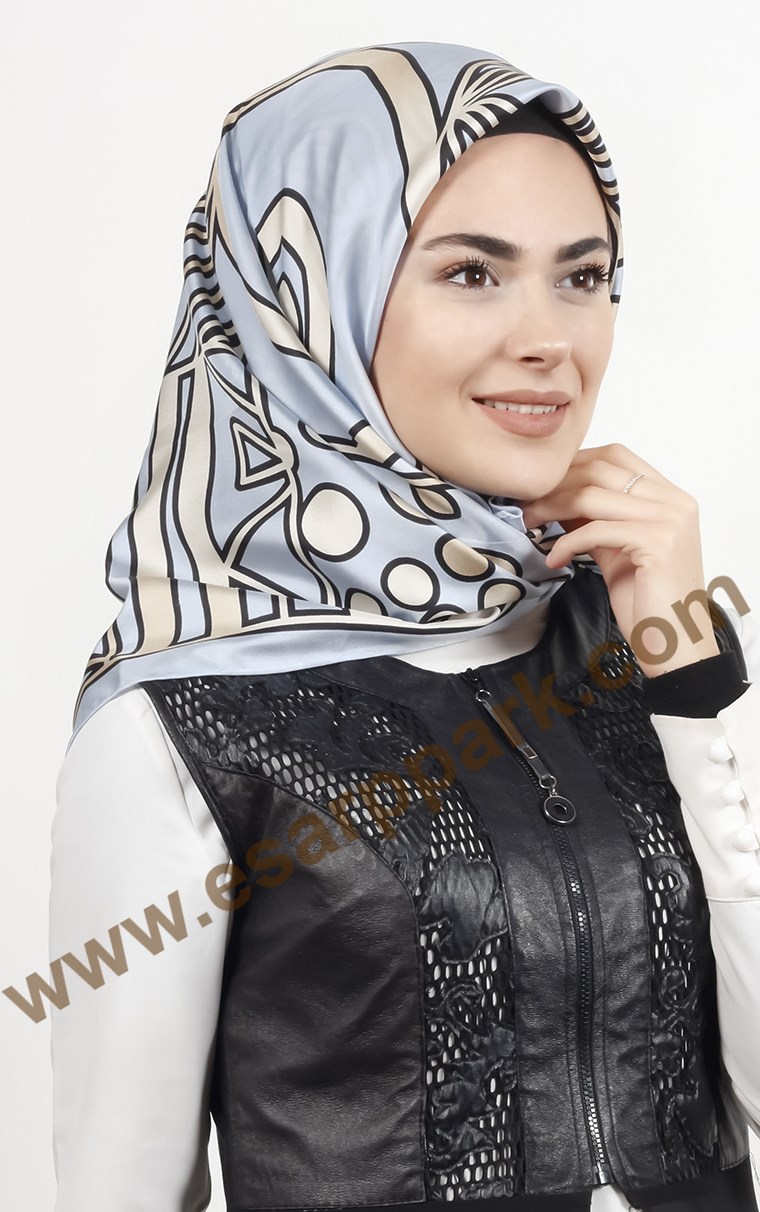 İndirimli İthal İpek Eşarp 1567-4