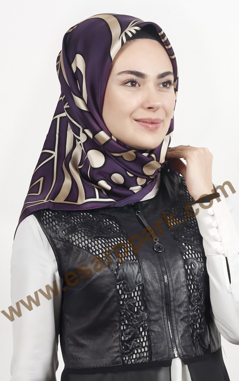 İndirimli İthal İpek Eşarp 1567-5