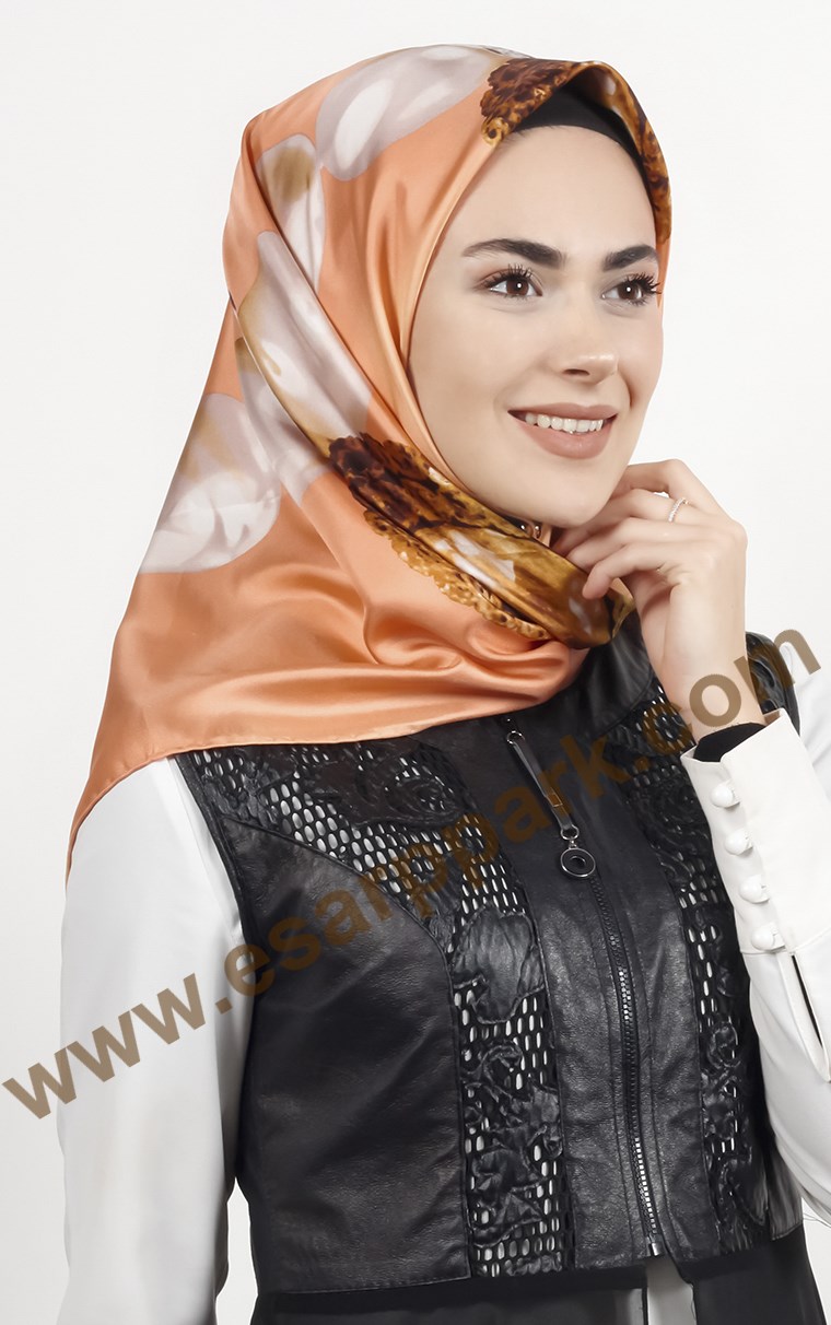 indirimli İthal İpek Eşarp 1590-11