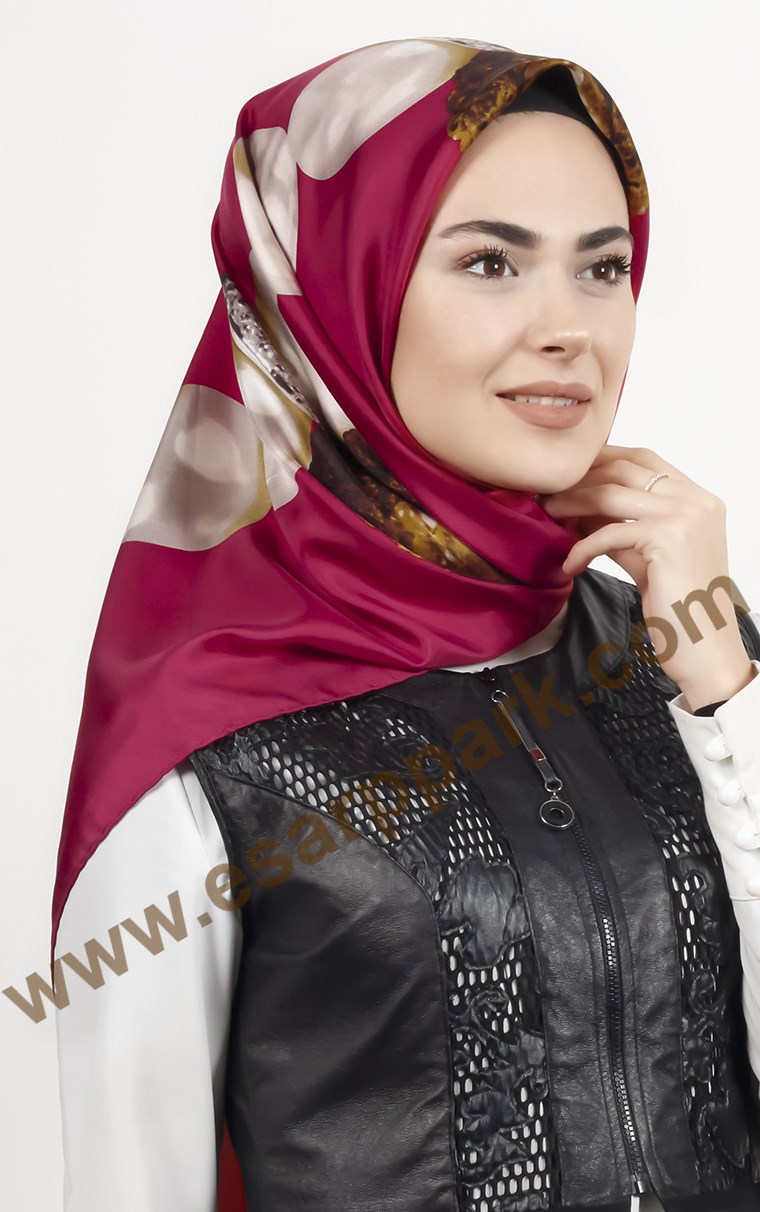 İndirimli İthal İpek Eşarp 1590-12