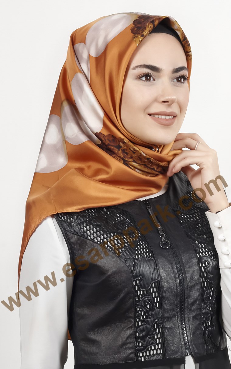 İNDİRİMLİ İthal İpek Eşarp 1590-4