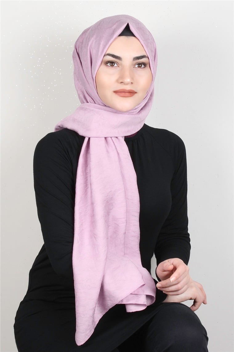 İpekli Lilyum Şal 2560-2 Pembe