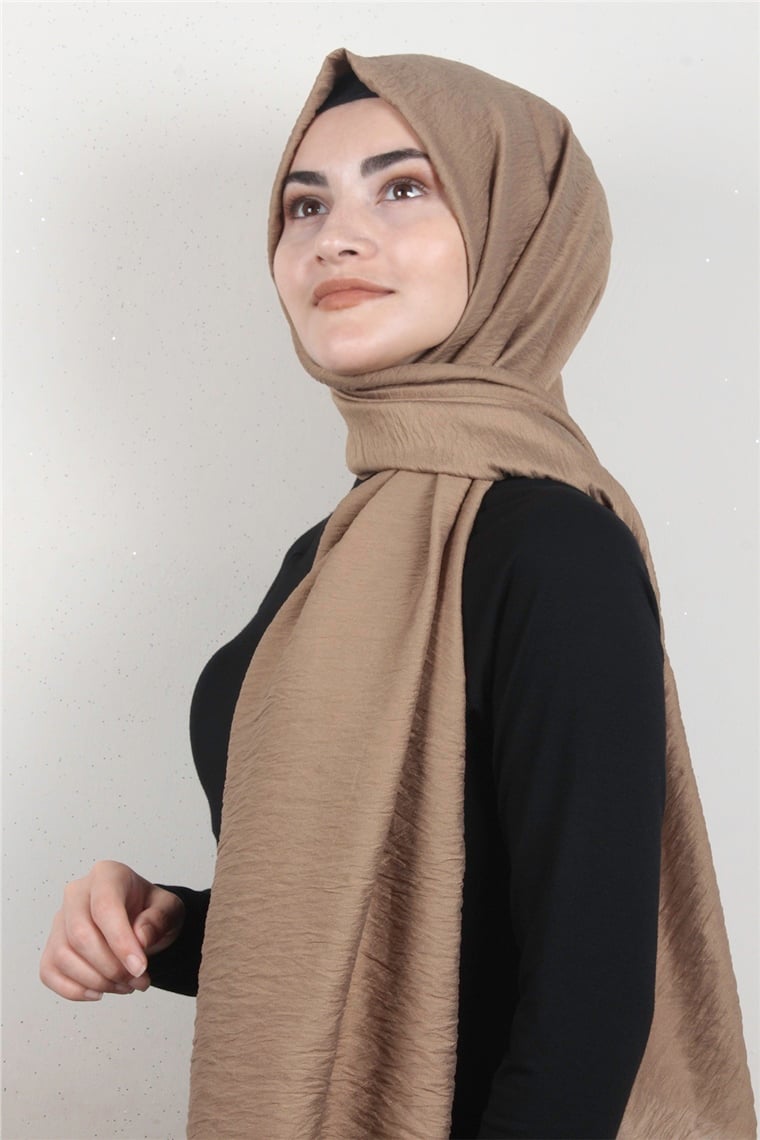 İpeksi Caz Şal 2741-1 Sütlü Kahve