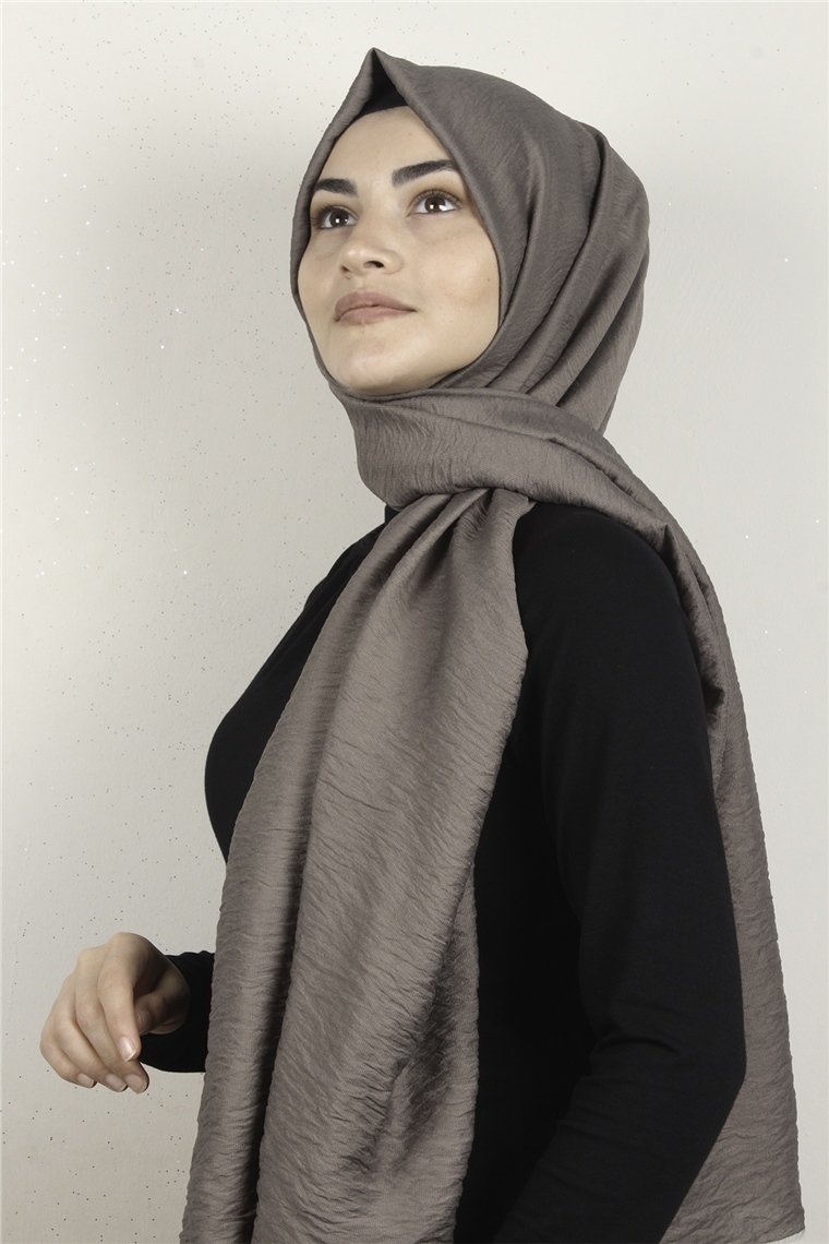 İpeksi Caz Şal 2741-15 Miskli Kahve