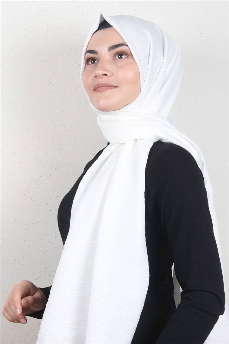 İpeksi Caz Şal 2741-31 Beyaz