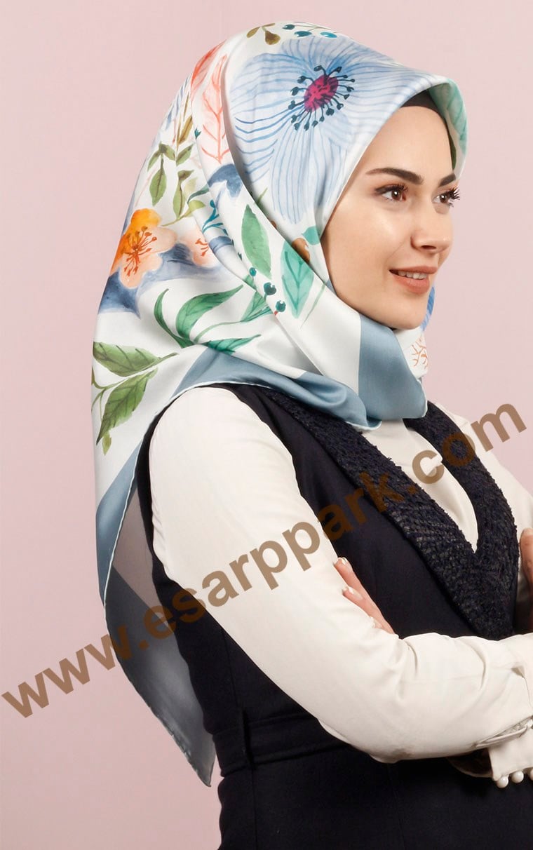 İthal İpek Eşarp 1507-4