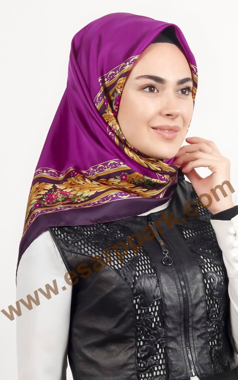 İndirimli İthal İpek Eşarp 1507-9