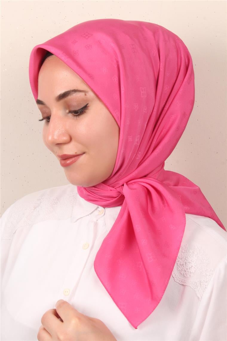 Jakarlı Icon Eşarp 2757-10 Pembe