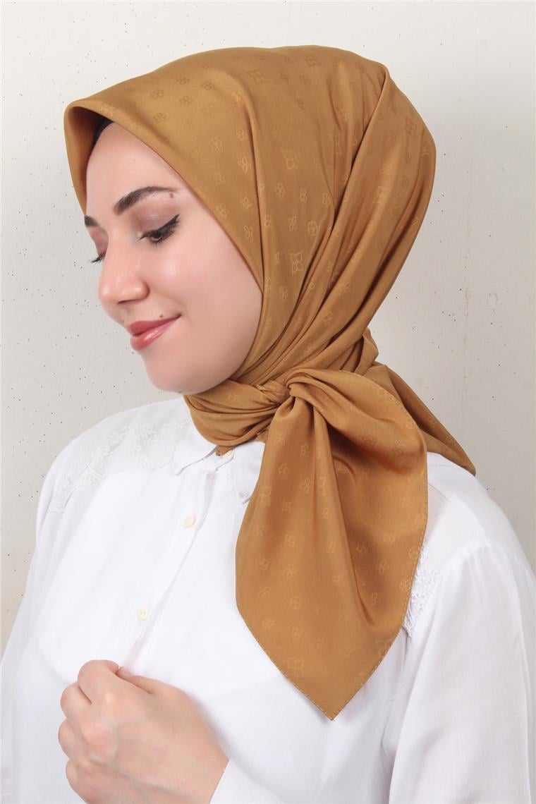 Jakarlı Icon Eşarp 2757-3 Hardal