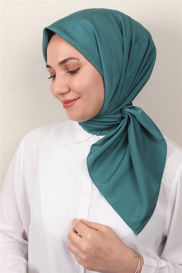 Jakarlı Icon Eşarp 2758-3 Cam Göbeği