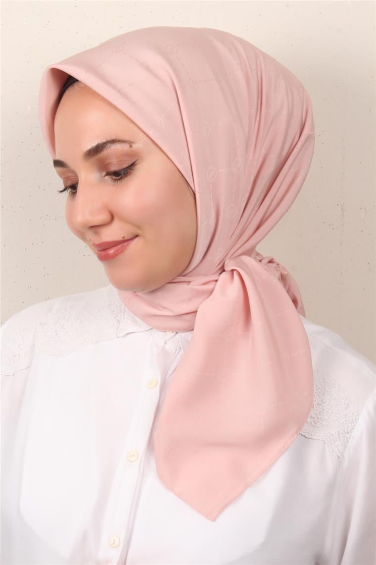 Jakarlı Icon Eşarp 2758-5 Pudra