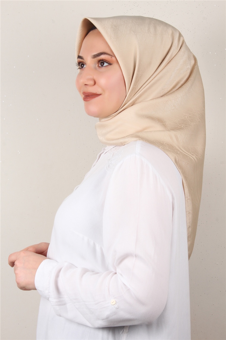 Jakarlı İpeksi Eşarp 3088-6