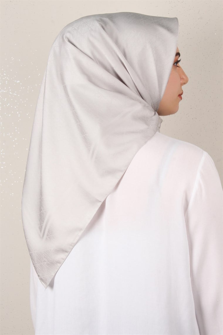 Jakarlı İpeksi Eşarp 3088-7 