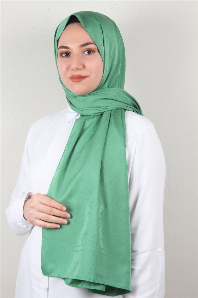 Jakarlı İpeksi Şal 8085-17 Benetton