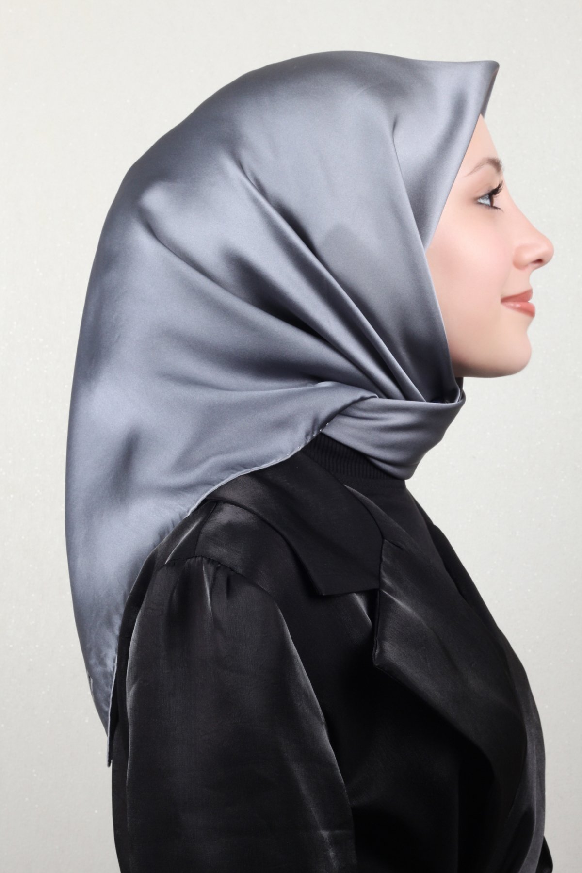 Joyas Degrade İpek Eşarp 4141-4 Gümüş