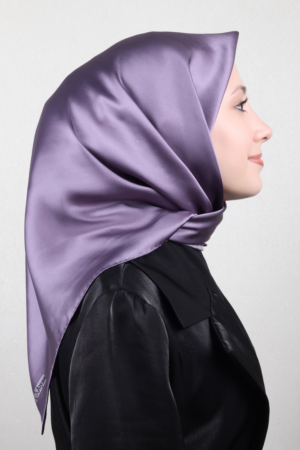 Joyas Düz İpek Eşarp 4142-10 Lavanta