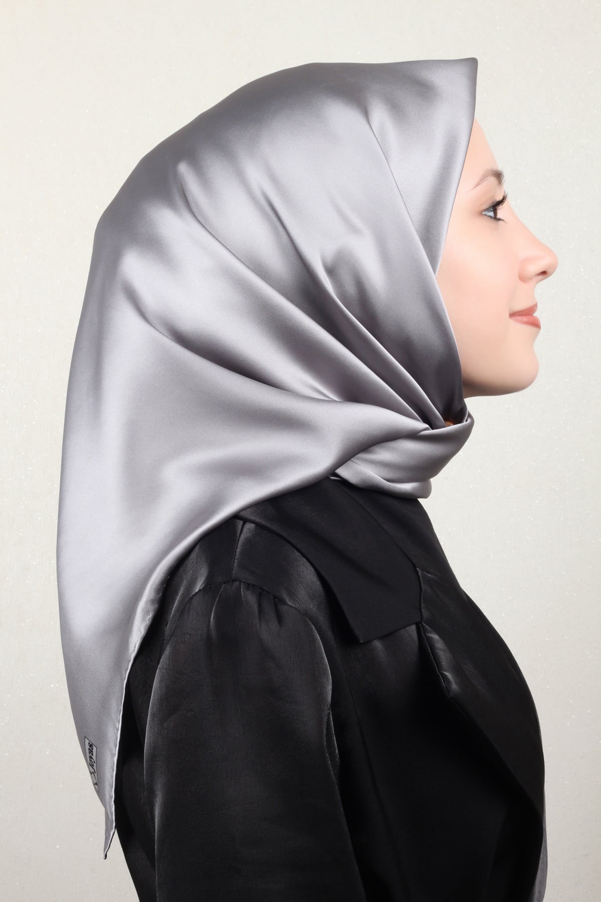Joyas Düz İpek Eşarp 4142-7 Gri