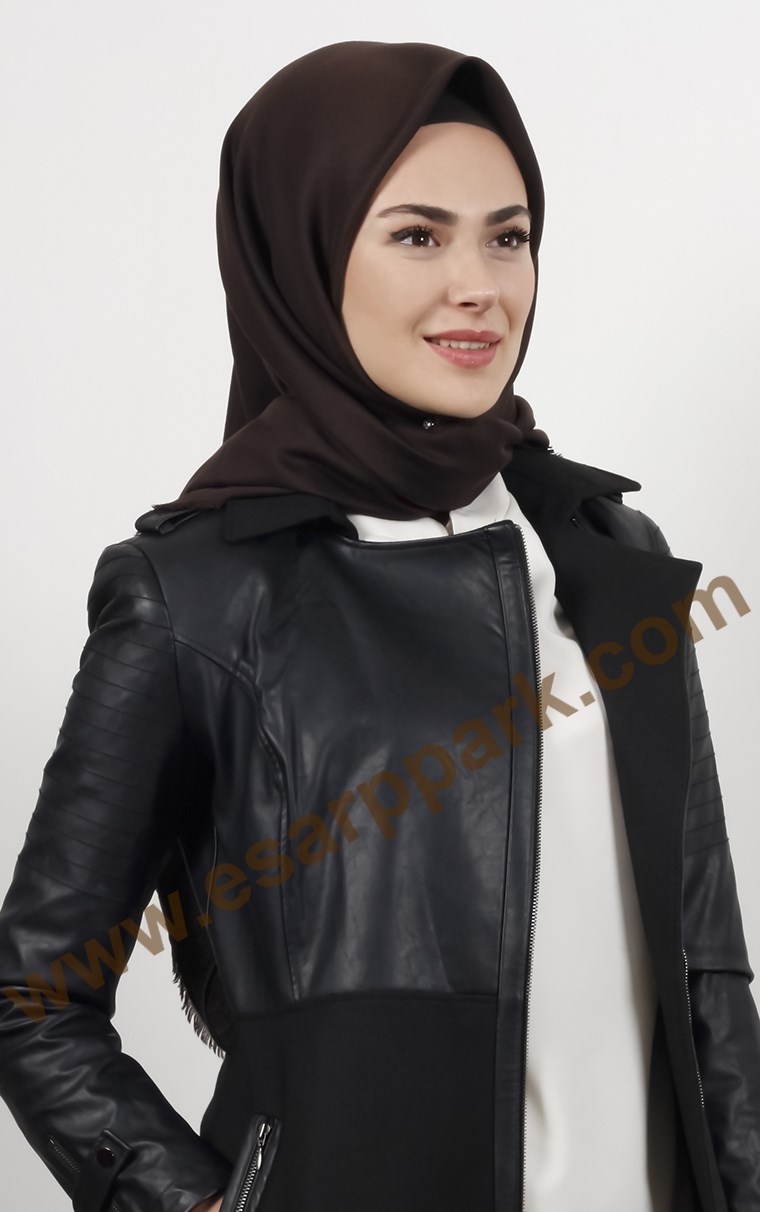 Kışlık Yünlü Düz Renk Eşarp 1750-13