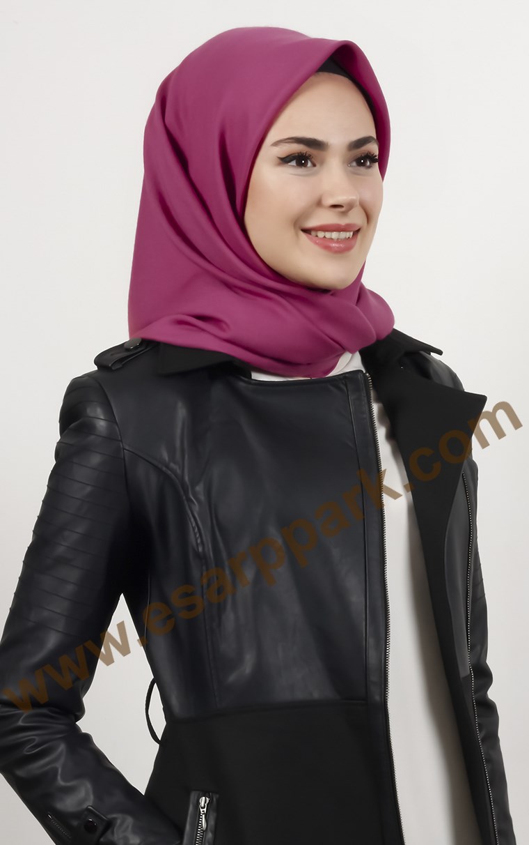 Kışlık Yünlü Düz Renk Eşarp 1750-16