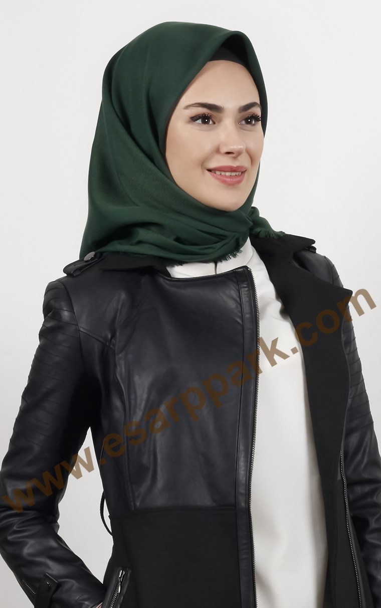 Kışlık Yünlü Düz Renk Eşarp 1750-27