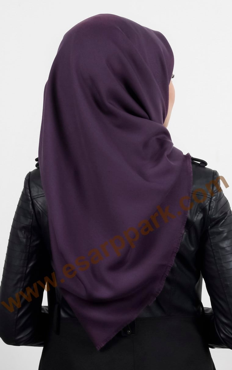 Kışlık Yünlü Düz Renk Eşarp 1750-35
