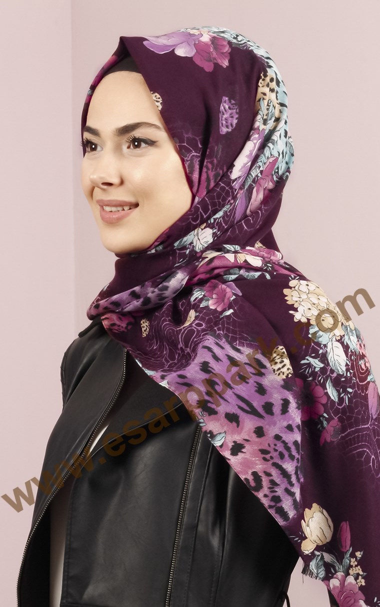 Kışlık Yünlü Şal 5183-3