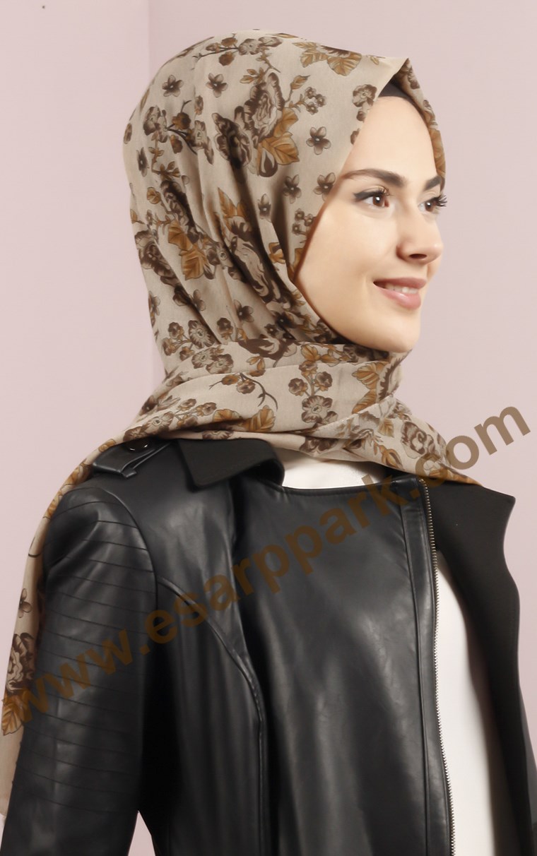 Kışlık Yünlü Şal 5381-19
