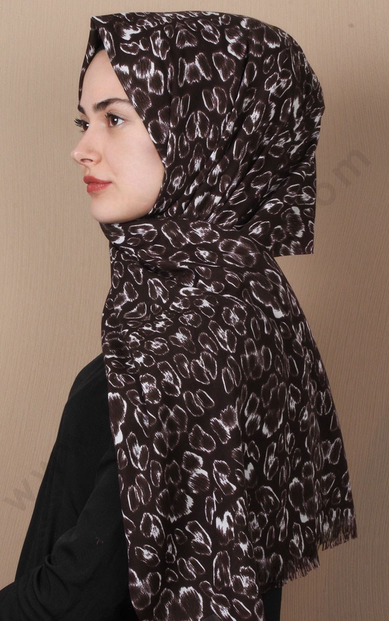 Kışlık Yünlü Şal 5381-2