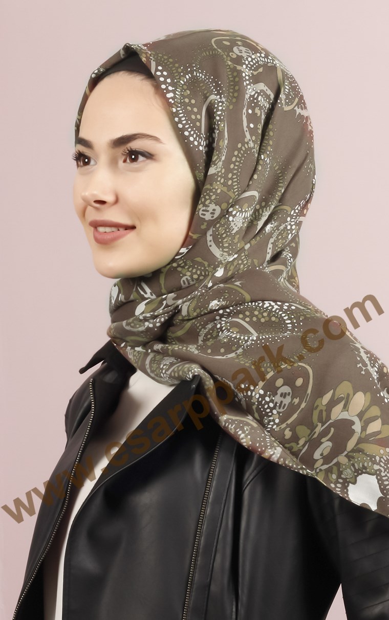 Kışlık Yünlü Şal 5381-23