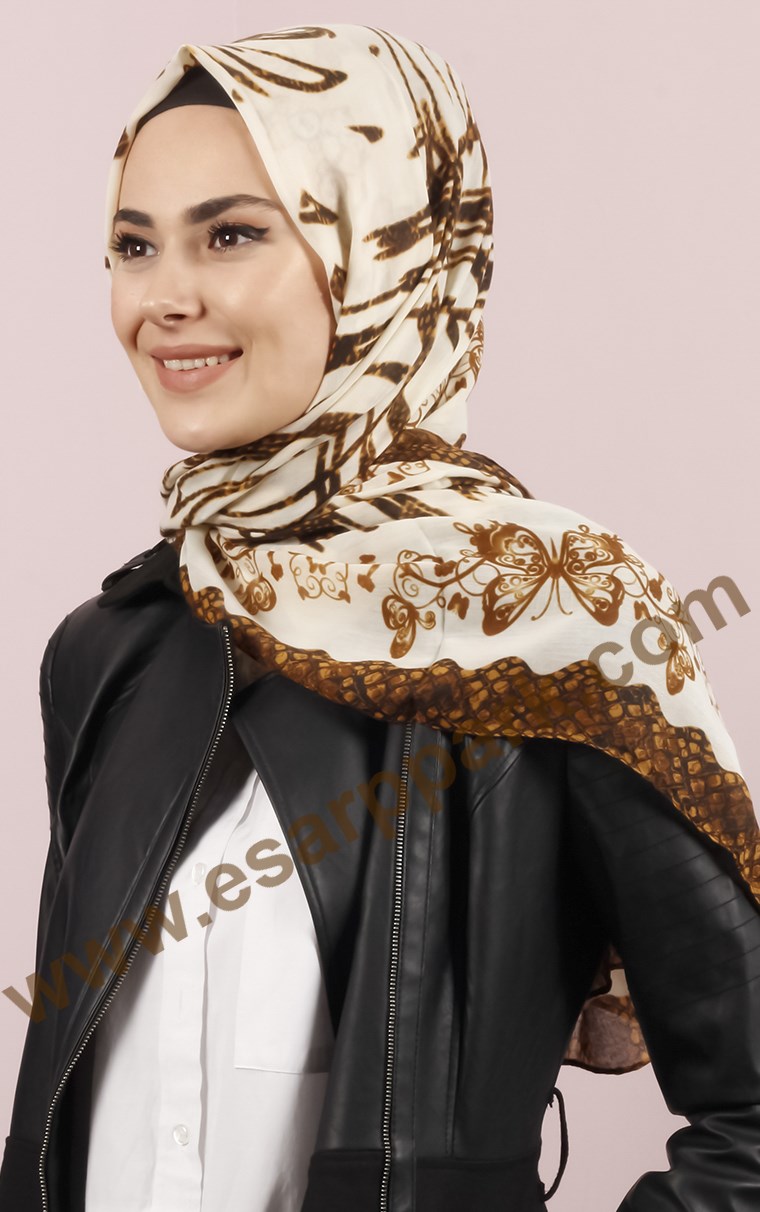 Kışlık Yünlü Şal 5381-29