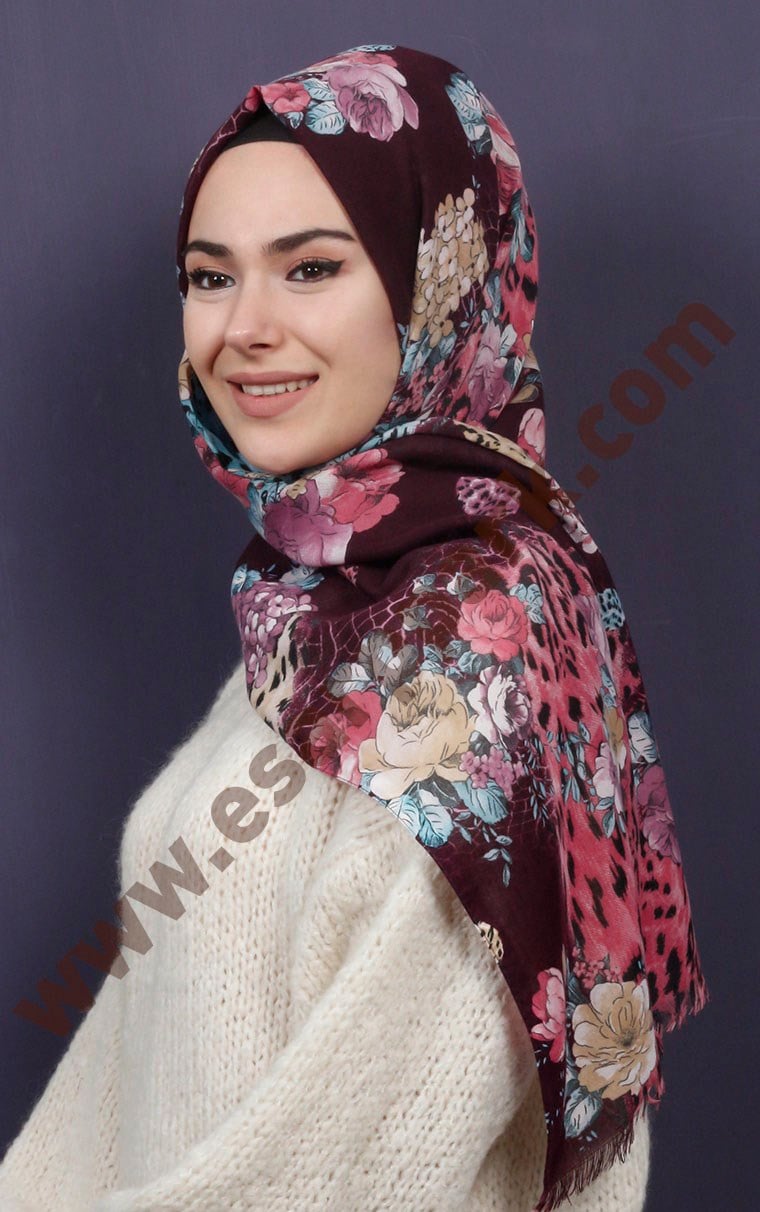 Kışlık Yünlü Şal 5381-39