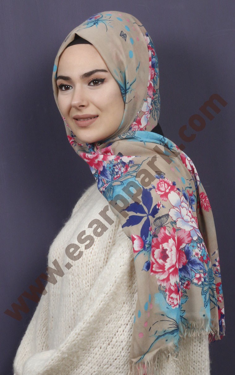 Kışlık Yünlü Şal 5381-42