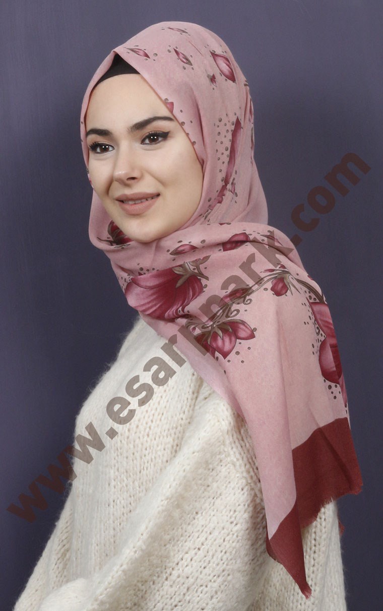 Kışlık Yünlü Şal 5381-47