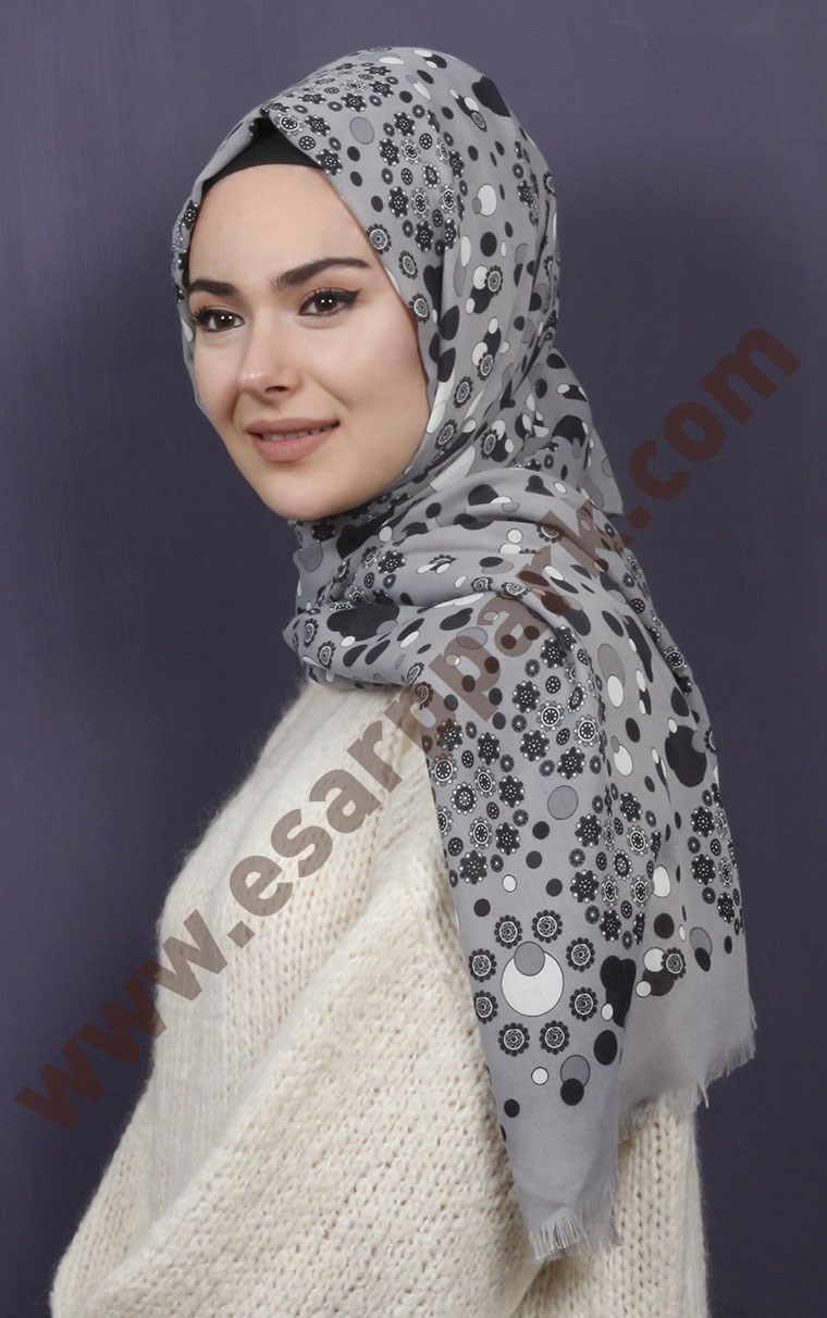 Kışlık Yünlü Şal 5381-51