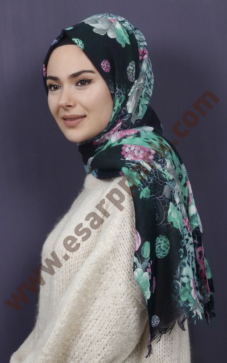 Kışlık Yünlü Şal 5381-53