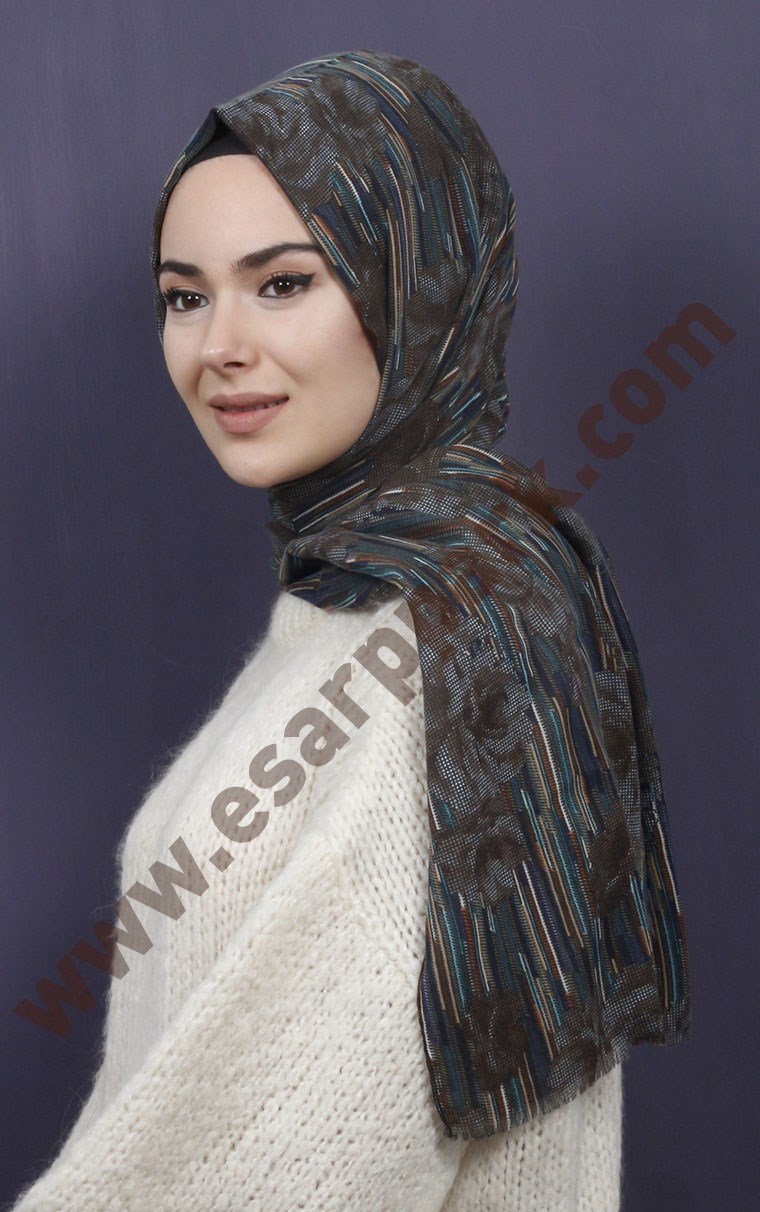 Kışlık Yünlü Şal 5381-56