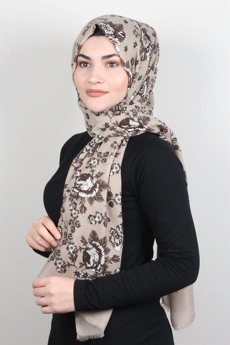 Kışlık Yünlü Şal 5382-15 