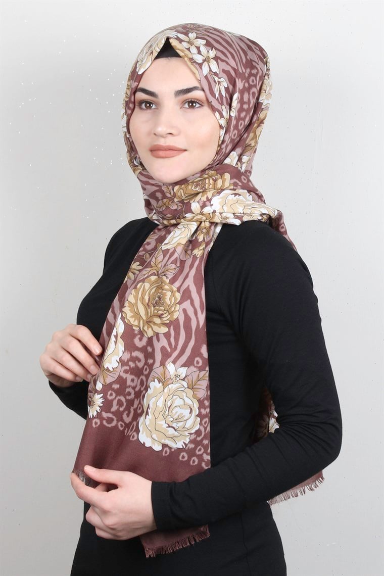 Kışlık Yünlü Şal 5382-17