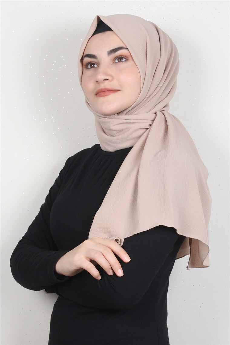 Kumlu Medine İpeği Şal 1362-2 Bej