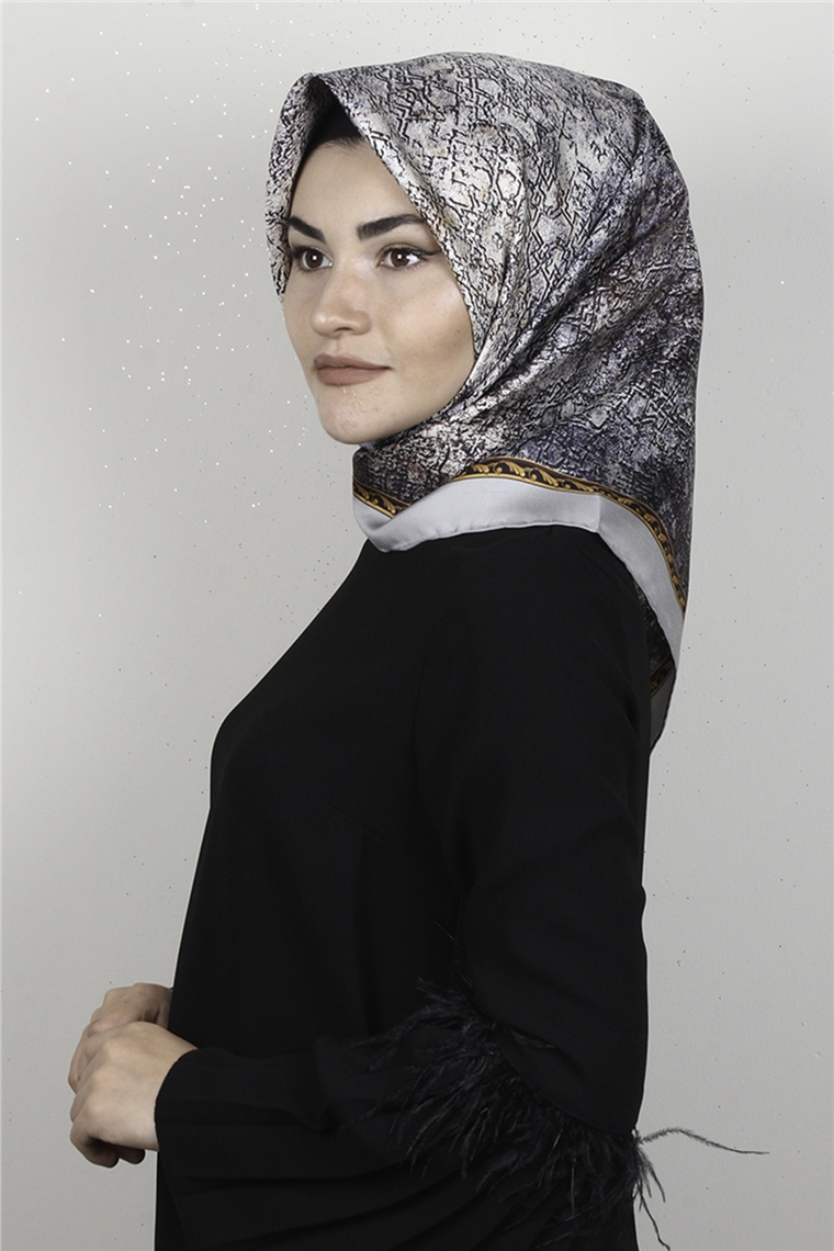 Lavender Twill İpek Eşarp 2537-6