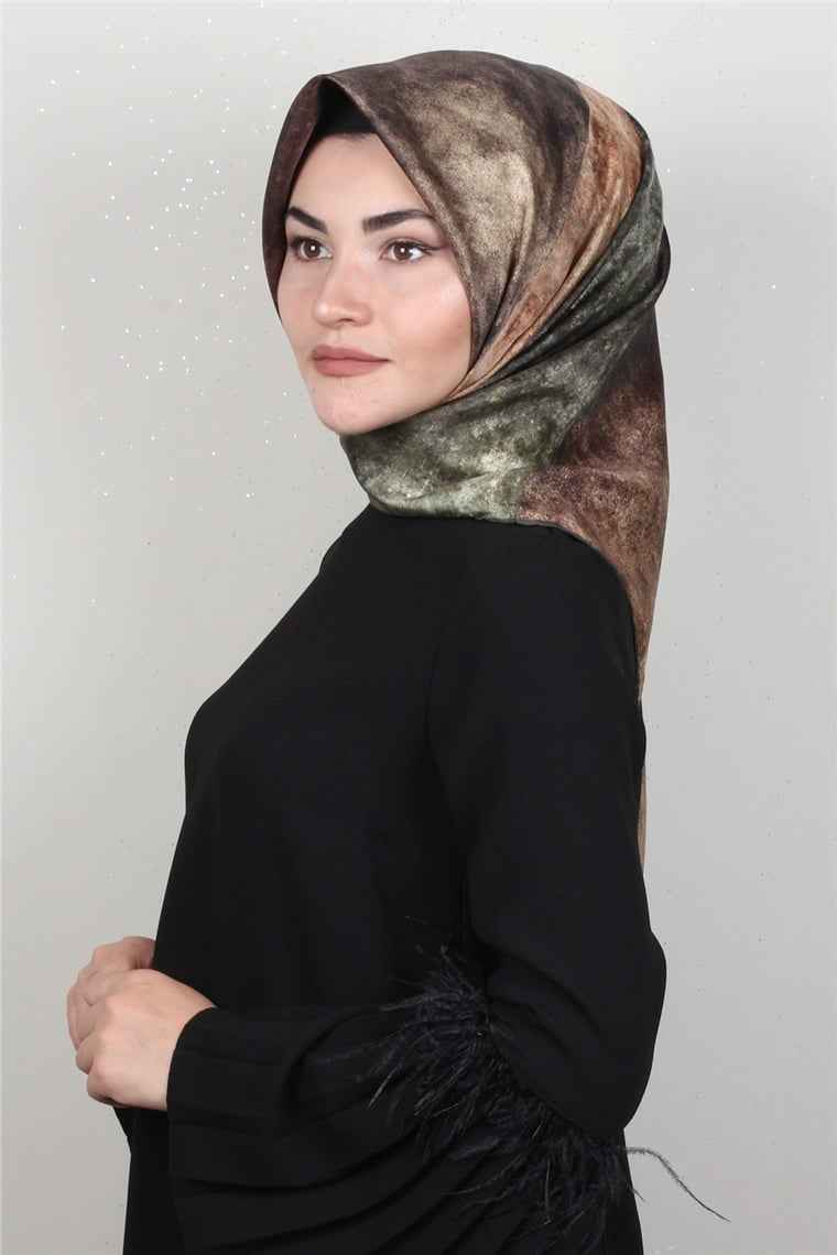 Lavender Twill İpek Eşarp 2538-1