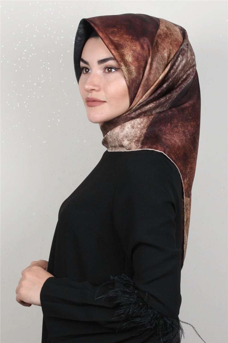 Lavender Twill İpek Eşarp 2538-8